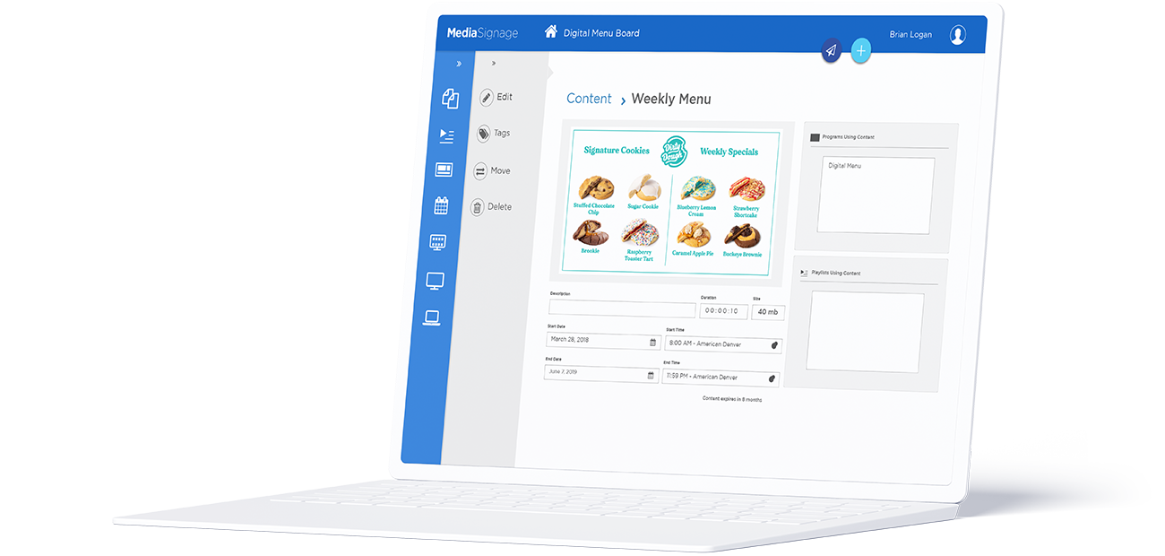 laptop showing centralized management