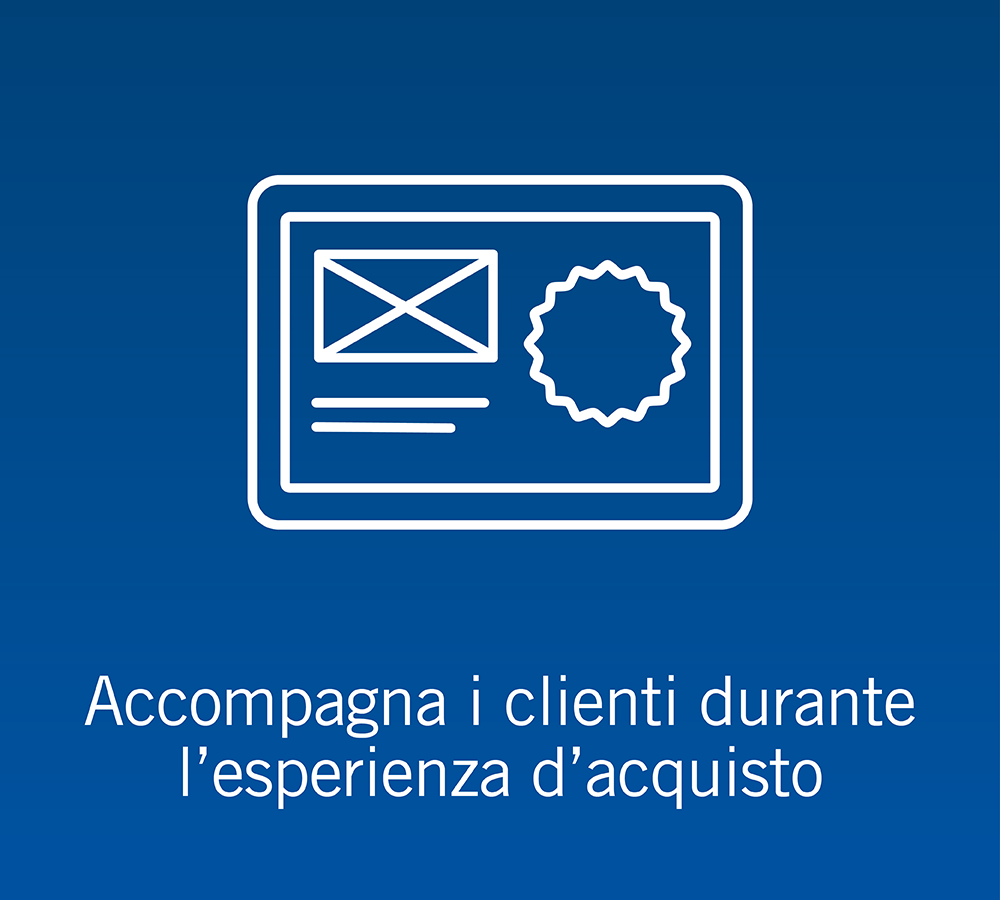 accompagna i clienti