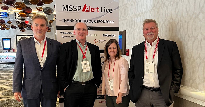 Hughes team at MSSP Alert Live 2023