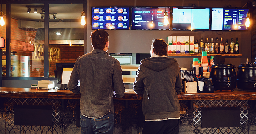 Digital menu boards for restaurants