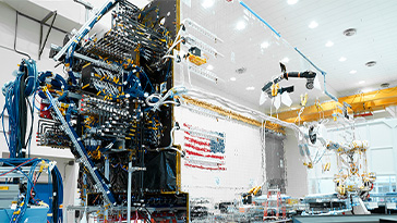 Satellite endures Thermal Vacuum Testing 