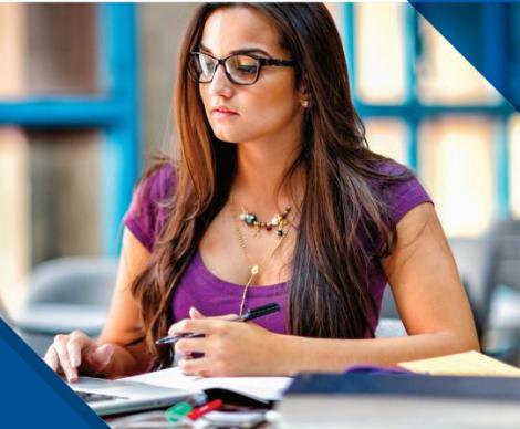 woman studying in peru