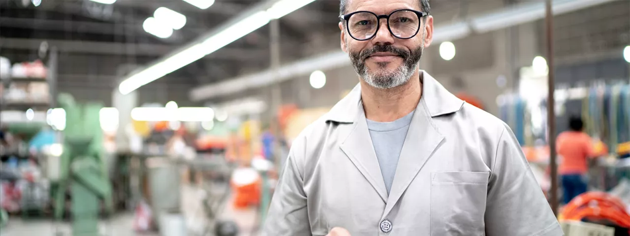 business owner using tablet