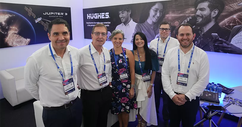 Hughes team at ANDICOM Colombia 2023