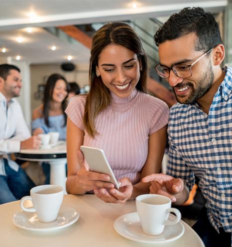 couple using express wifi