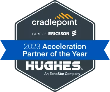 2023 Cradlepoint Acceleration Partner of the Year Award for Wireless-first Approach to Connectivity