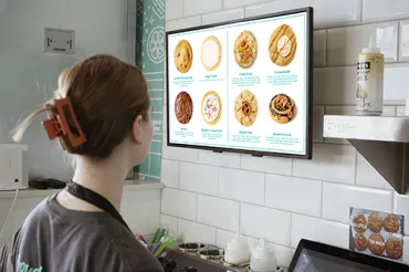 Dirty Dough - Hughes managed digital signage