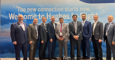 Hughes team at Aircraft Interiors Expo